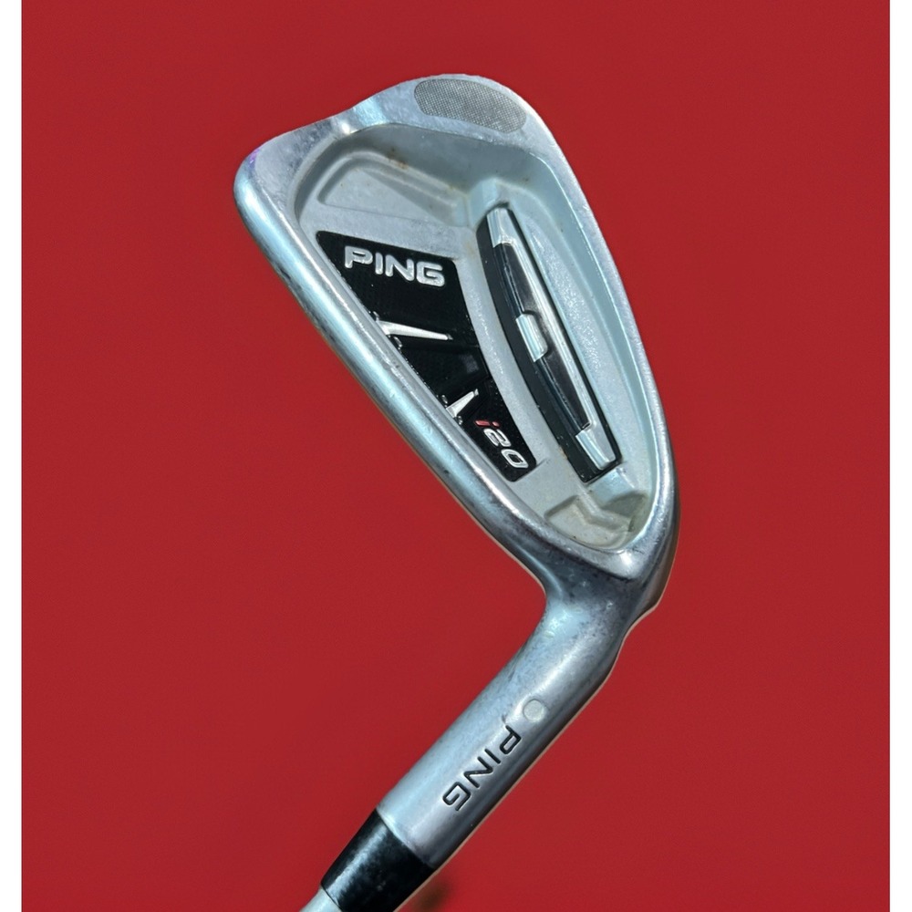 PING i20 - IRON 6 - White Dot - Graphite KBS Tour C Taper- Stiff Flex - RH